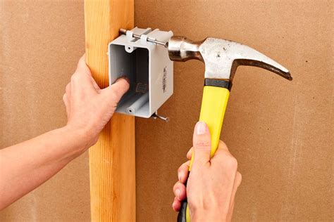 electric outlet box installation instructions|putting electrical box existing drywall.